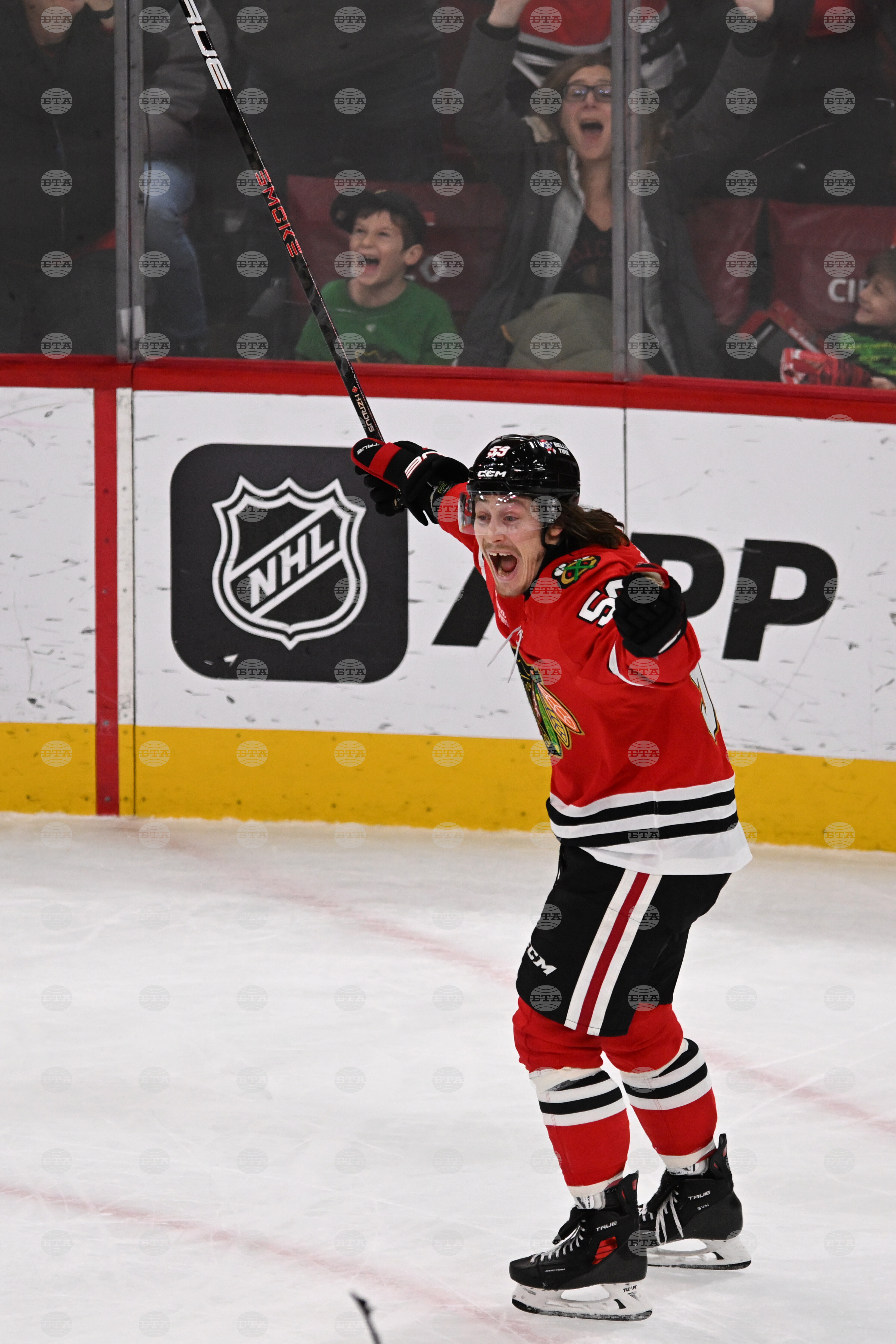 Golden Knights Blackhawks Hockey