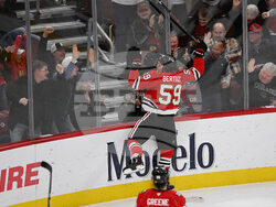 Golden Knights Blackhawks Hockey