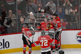 Golden Knights Blackhawks Hockey