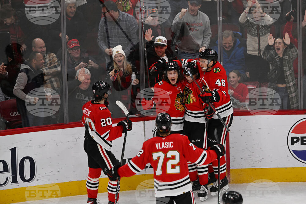 Golden Knights Blackhawks Hockey