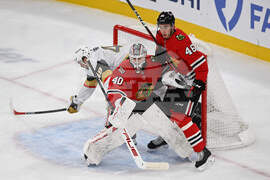 Golden Knights Blackhawks Hockey