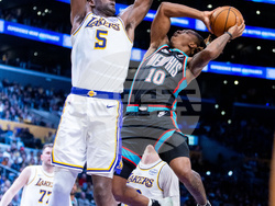 Grizzlies Lakers Basketball