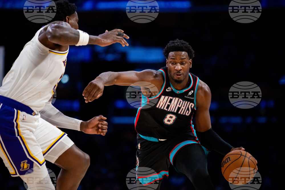 Grizzlies Lakers Basketball