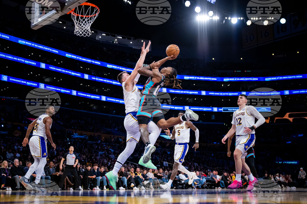 Grizzlies Lakers Basketball