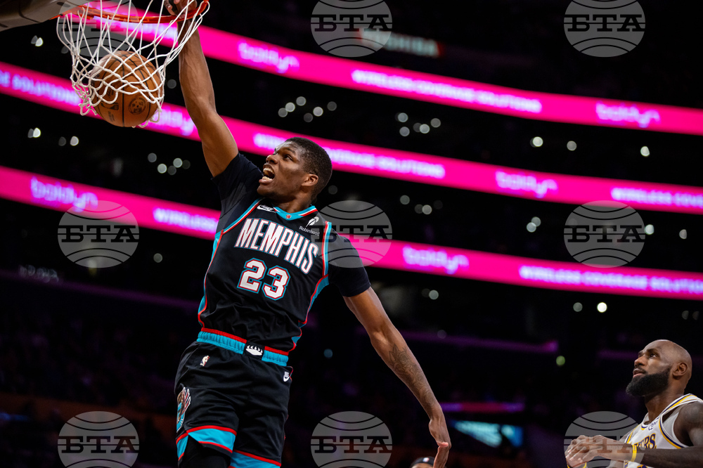 Grizzlies Lakers Basketball