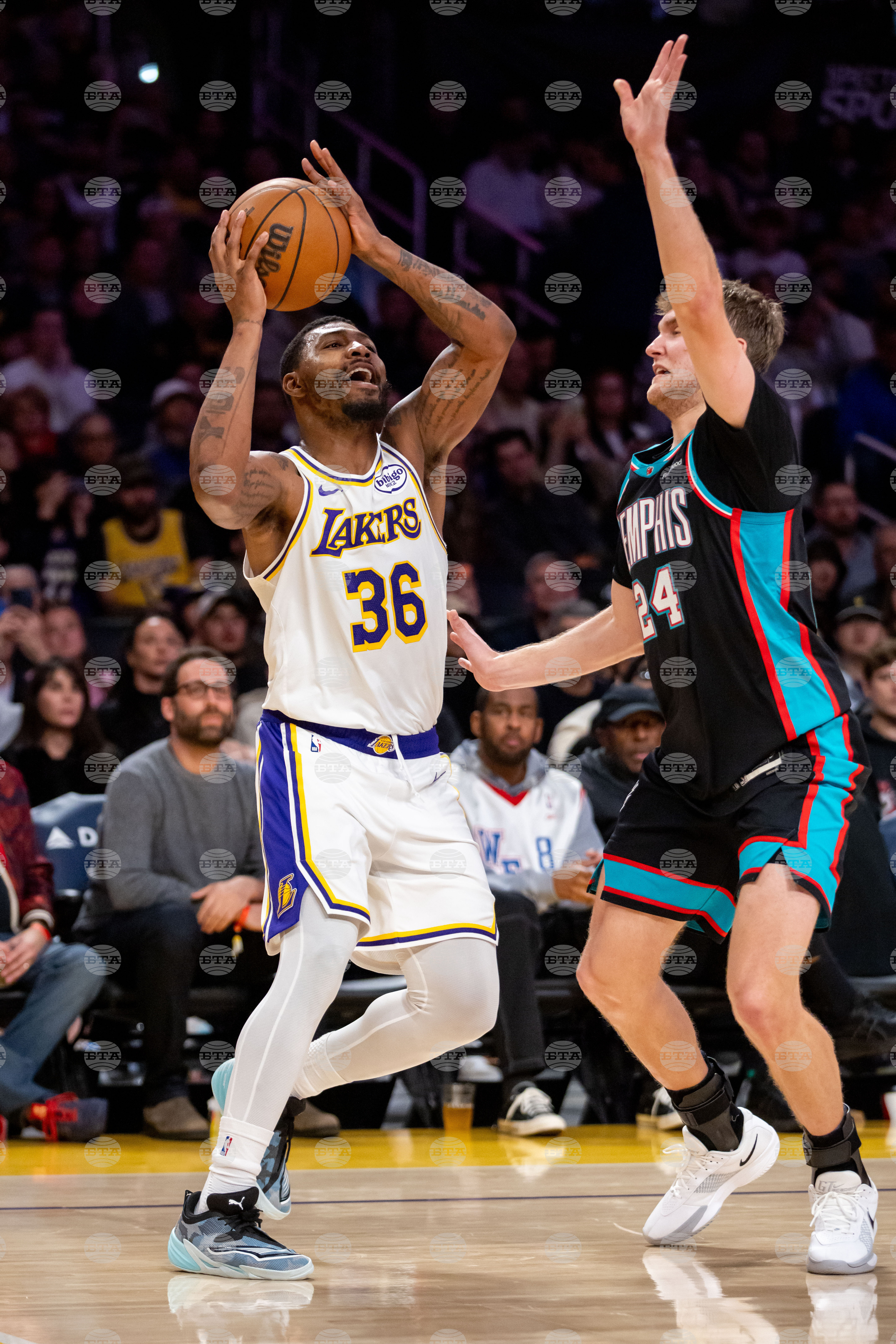 Grizzlies Lakers Basketball