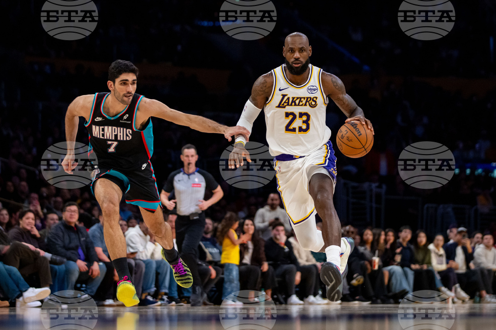 Grizzlies Lakers Basketball