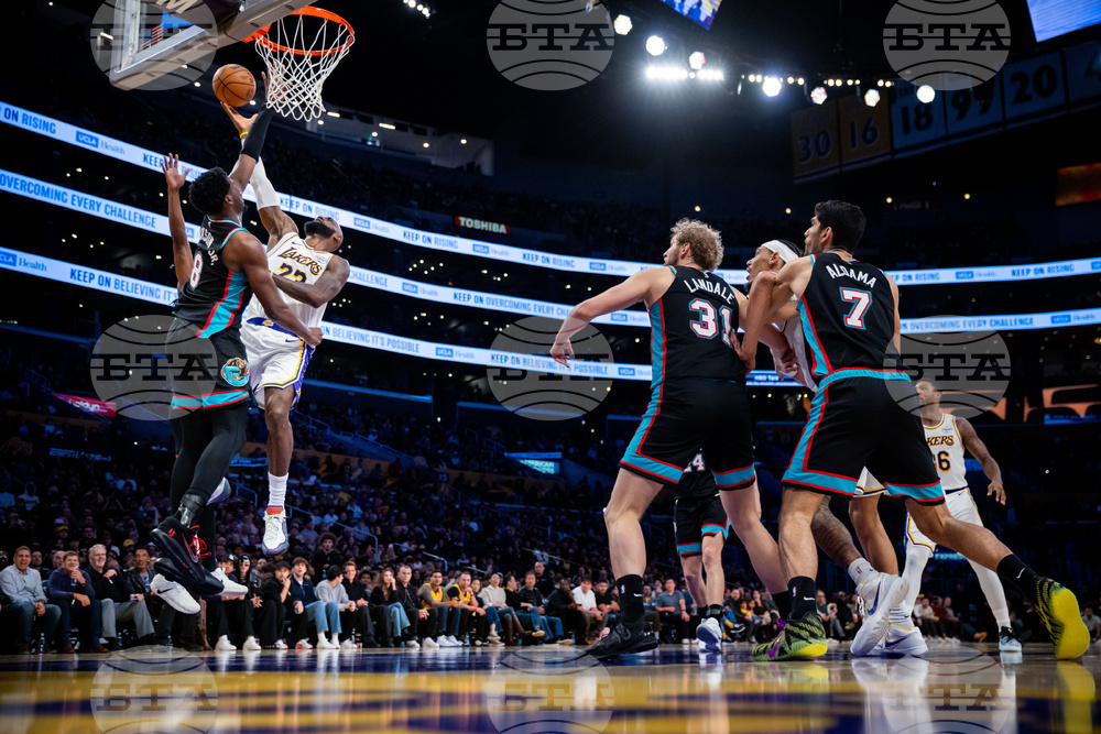 Grizzlies Lakers Basketball