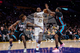 Grizzlies Lakers Basketball
