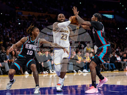 Grizzlies Lakers Basketball