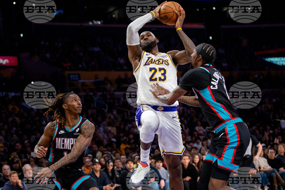 Grizzlies Lakers Basketball