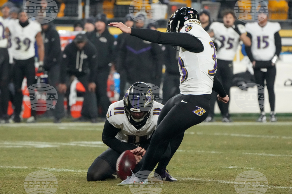 APTOPIX Ravens Steelers Football