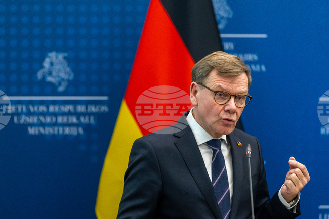 Външният министър Йохан Вадефул благодари на германските войски, разположени в Литва