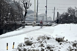 Сърбия - Белград - първи сняг