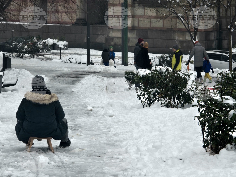 Сърбия - Белград - първи сняг