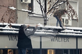 Сърбия - Белград - първи сняг