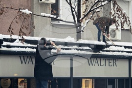 Сърбия - Белград - първи сняг