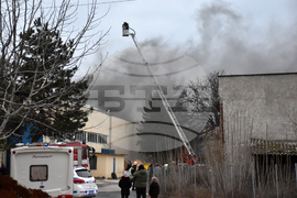 Хасково - склад - пожар