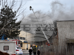 Хасково - склад - пожар