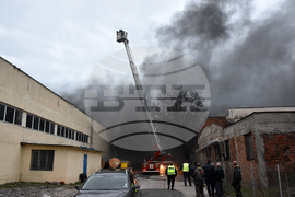 Хасково - склад - пожар