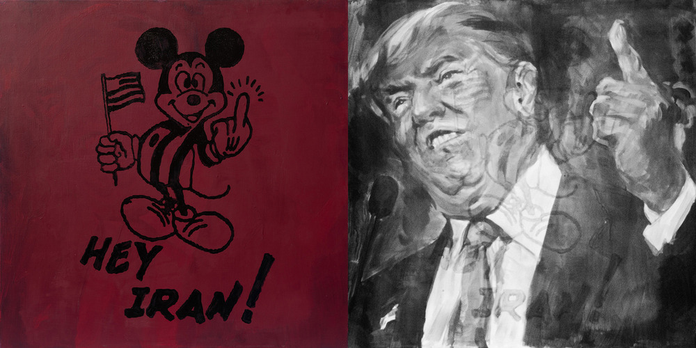 Български художник открива 11-месечна изложба с портрет на Тръмп