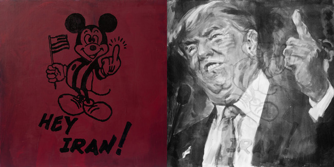 Български художник открива 11-месечна изложба с портрет на Тръмп