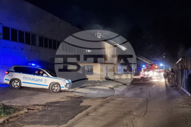 Хасково - пожар - склад