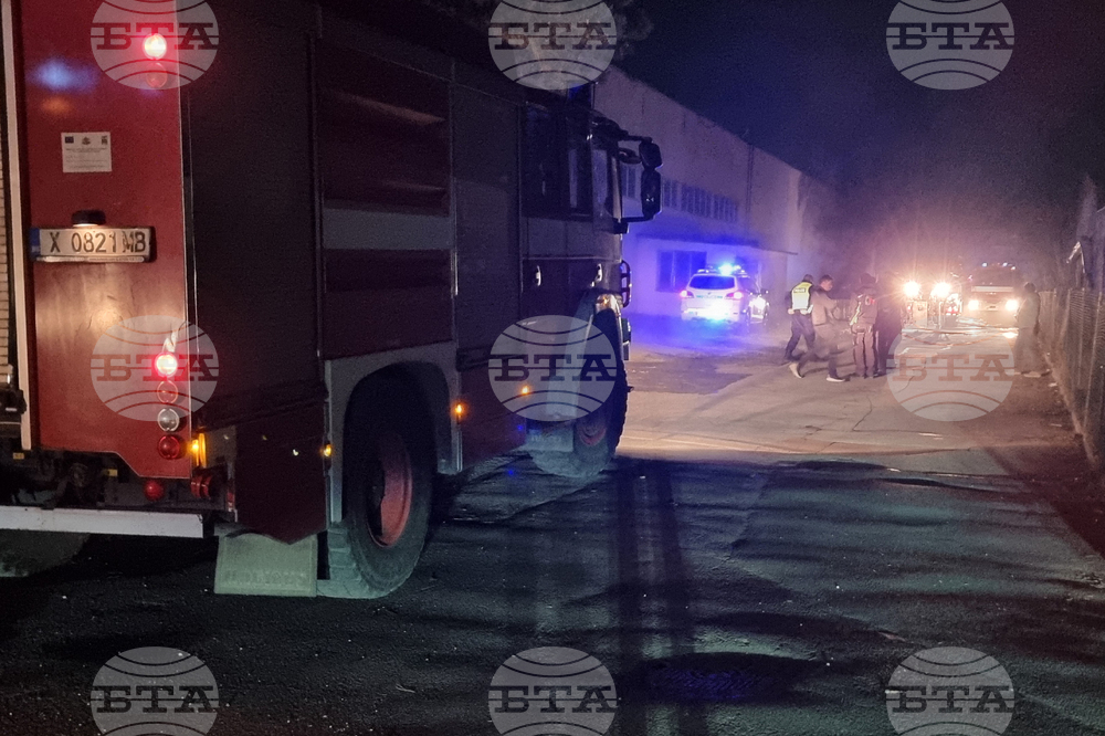 Хасково - пожар - склад