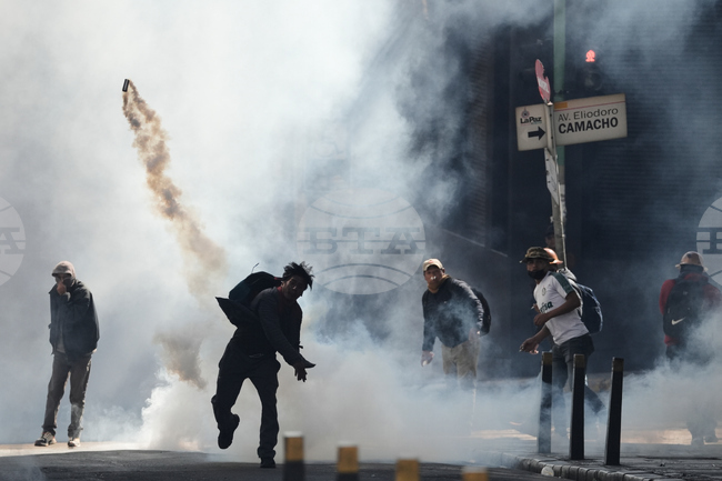 APTOPIX Bolivia Protest