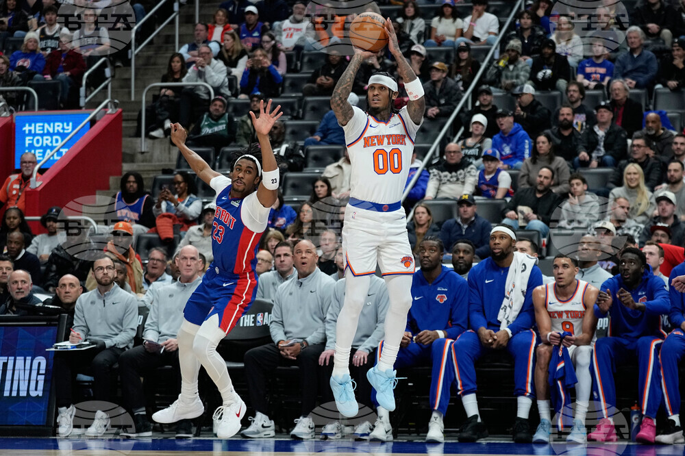 Knicks Pistons Basketball