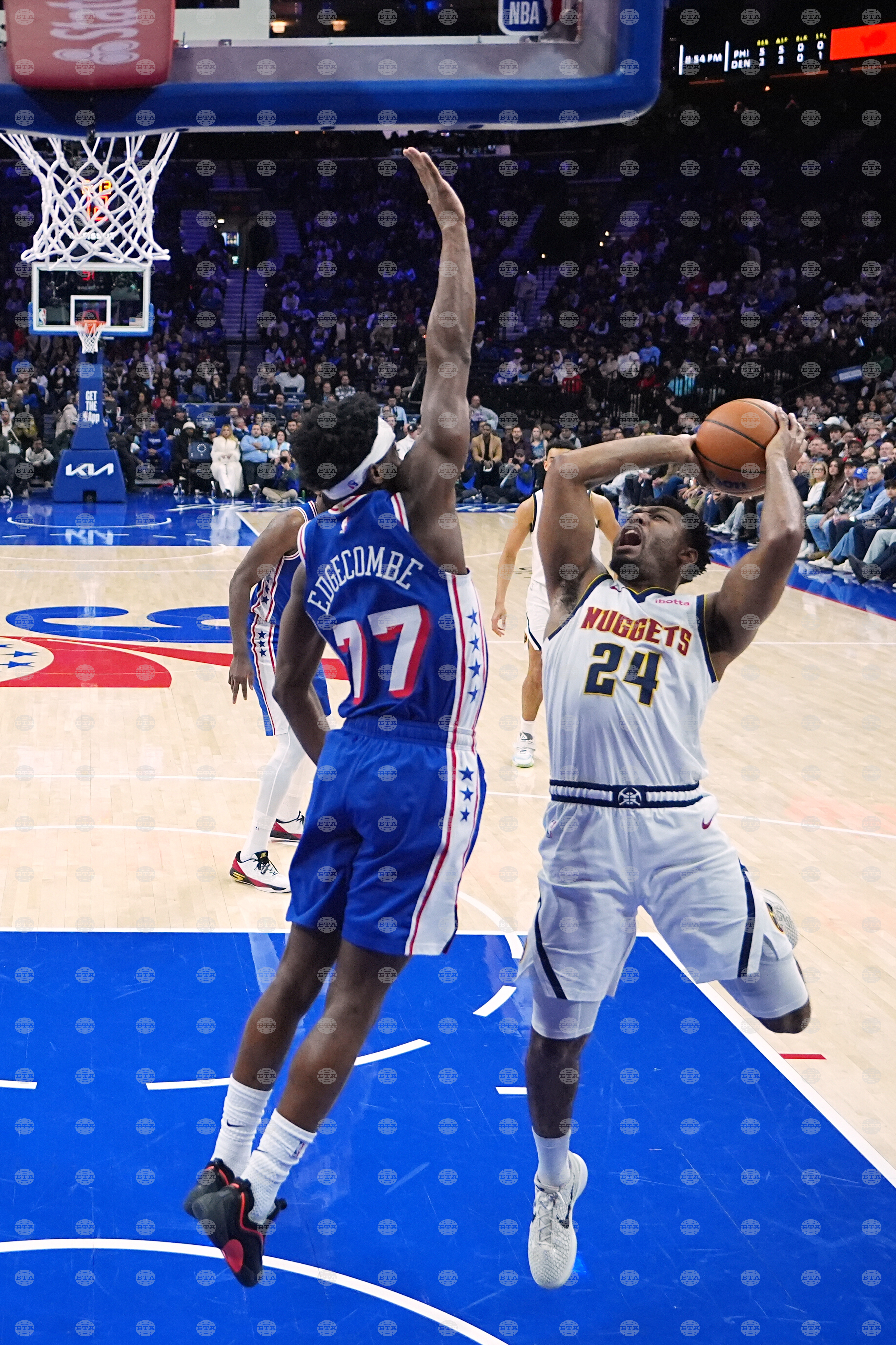 Nuggets 76ers Basketball