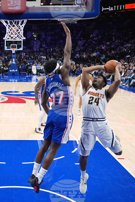 Nuggets 76ers Basketball