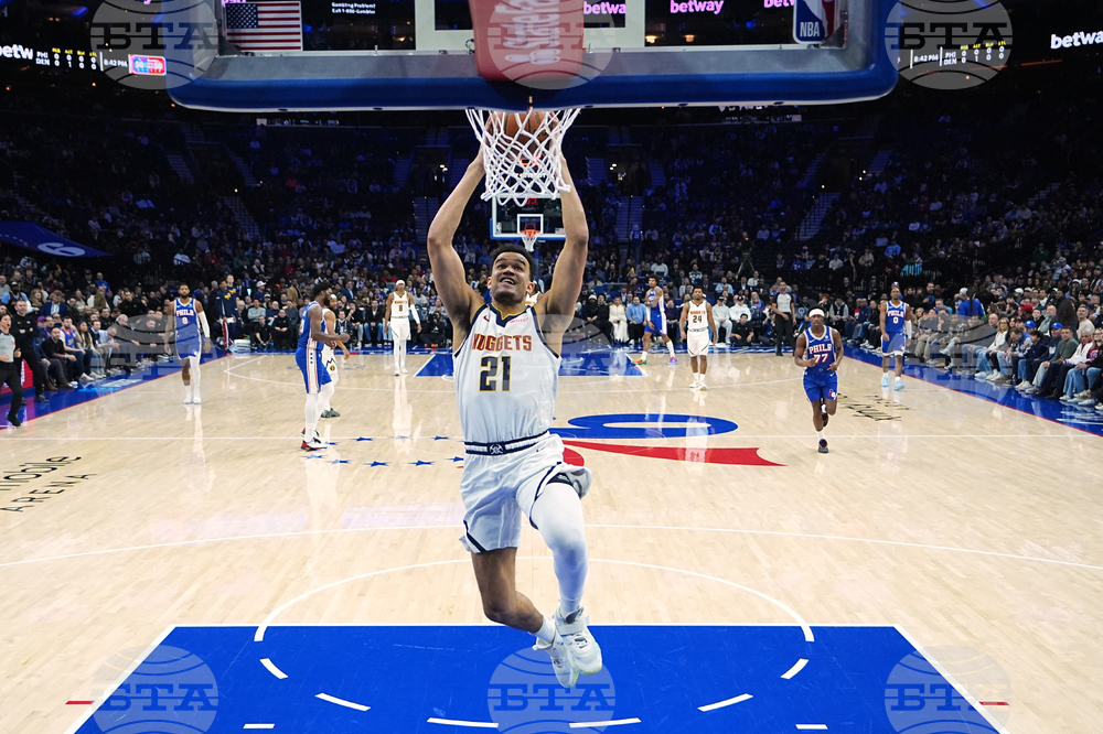 Nuggets 76ers Basketball