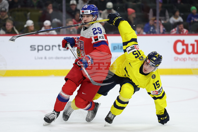 APTOPIX World Juniors Sweden Czechia Hockey