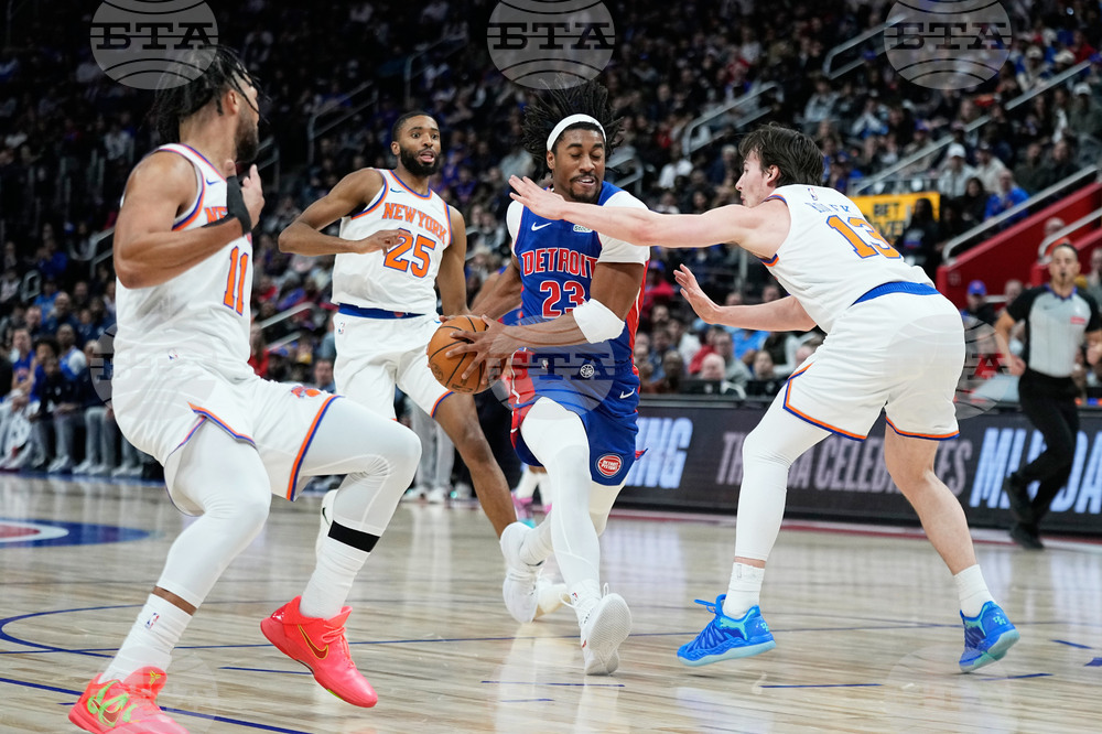 Knicks Pistons Basketball