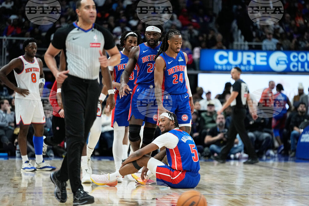 Knicks Pistons Basketball