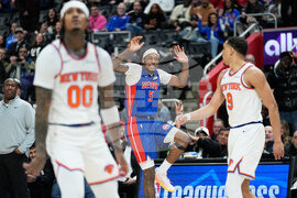 Knicks Pistons Basketball