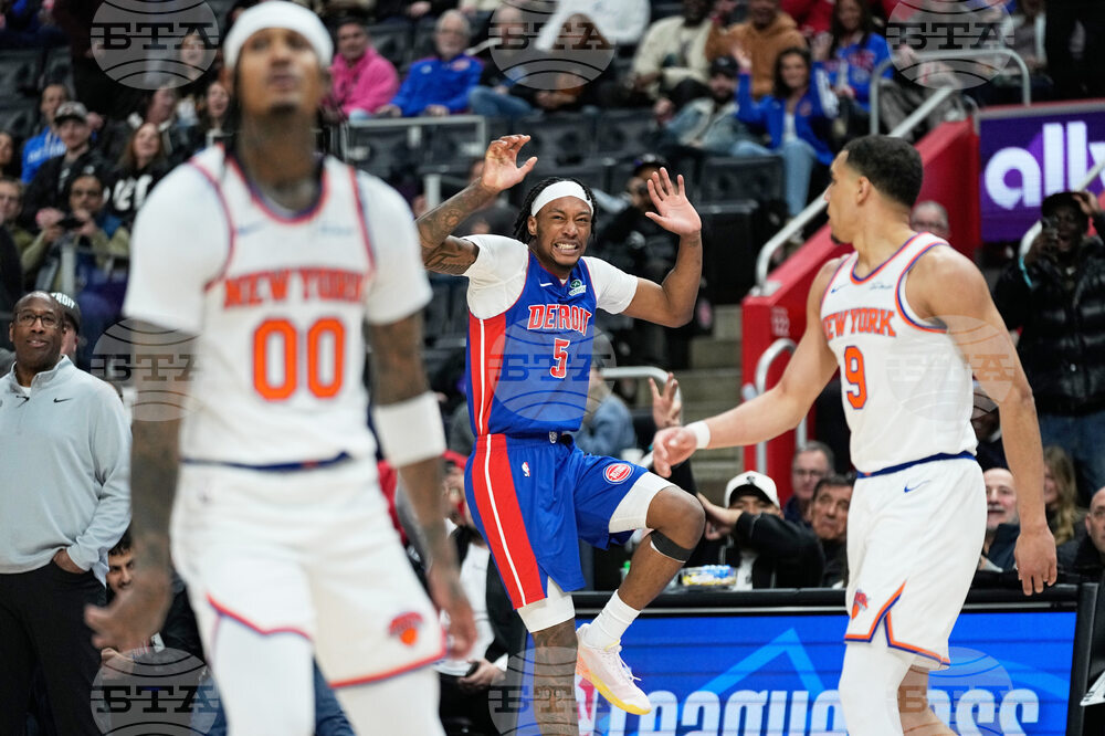 Knicks Pistons Basketball