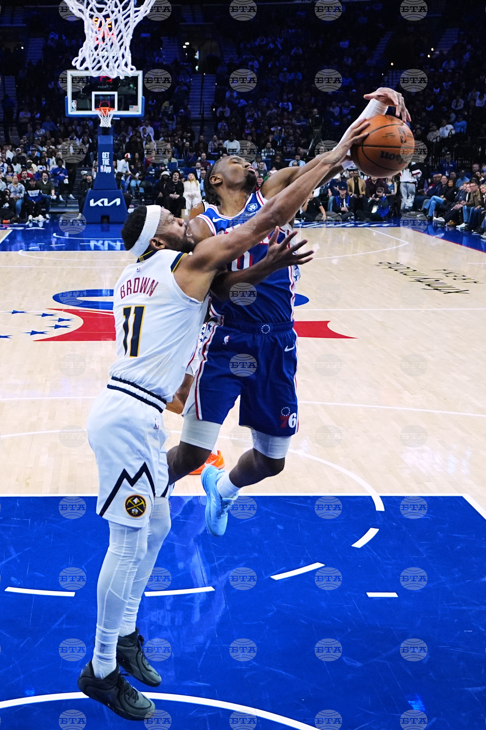 Nuggets 76ers Basketball