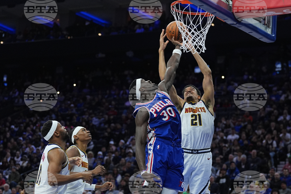 Nuggets 76ers Basketball