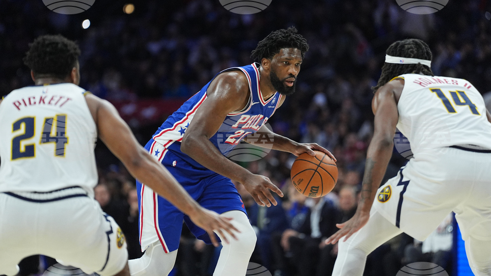 Nuggets 76ers Basketball