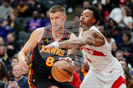 Hawks Raptors Basketball