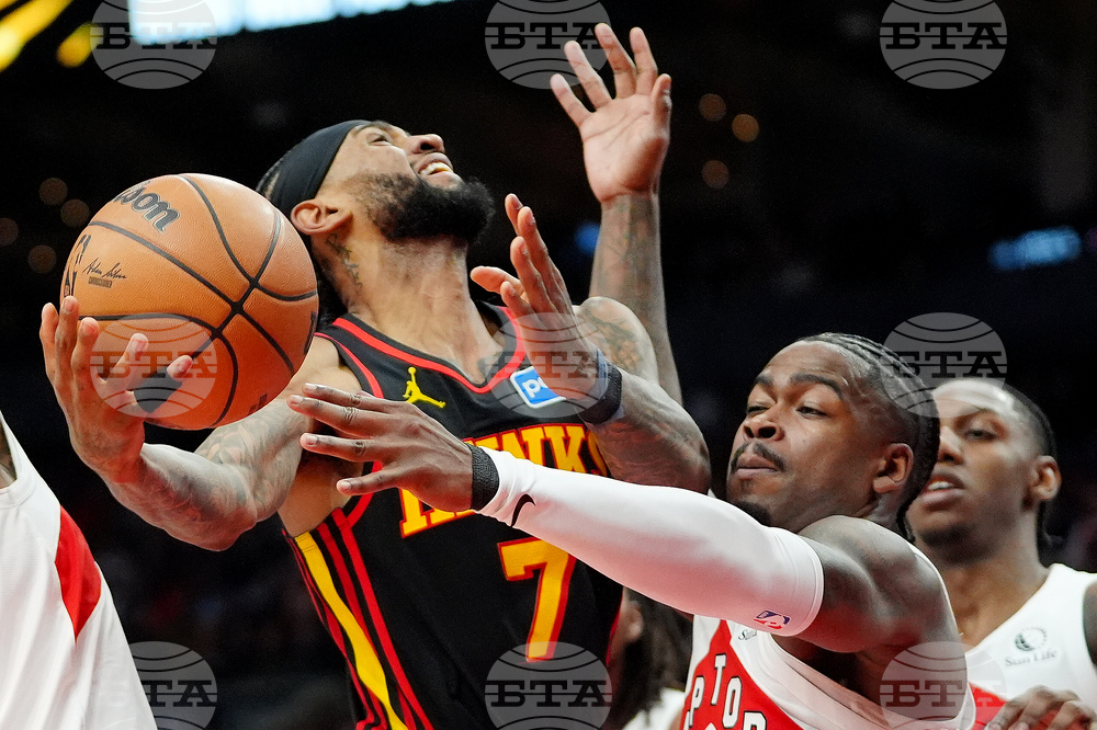 Hawks Raptors Basketball