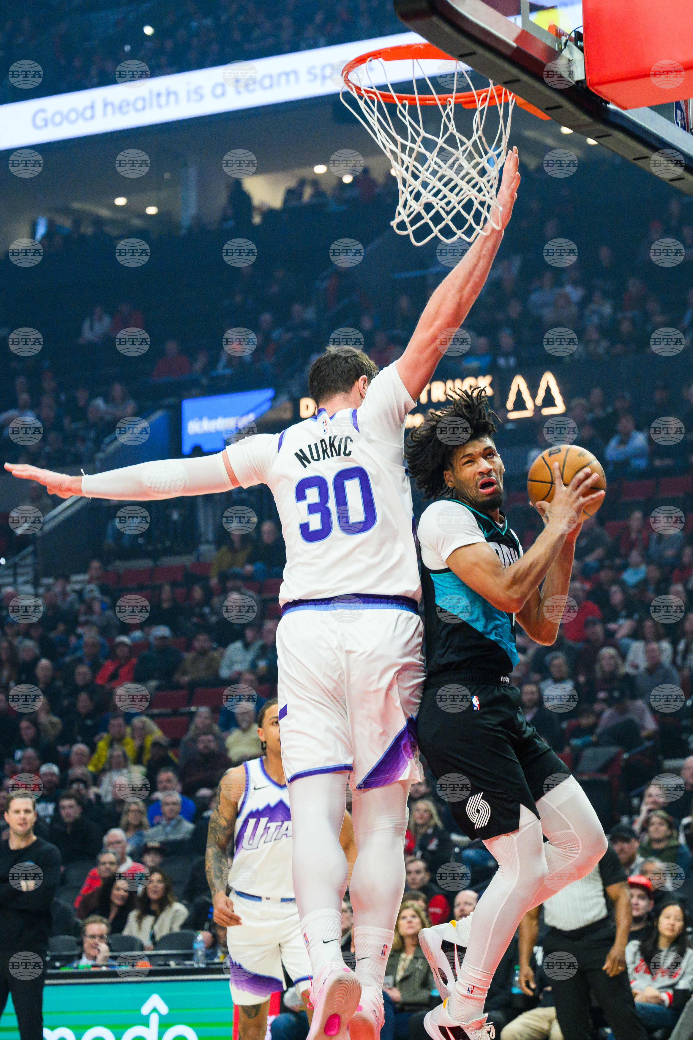 Jazz Trail Blazers Basketball