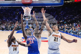 Nuggets 76ers Basketball