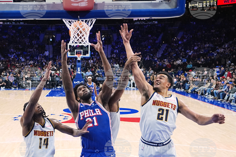 Nuggets 76ers Basketball