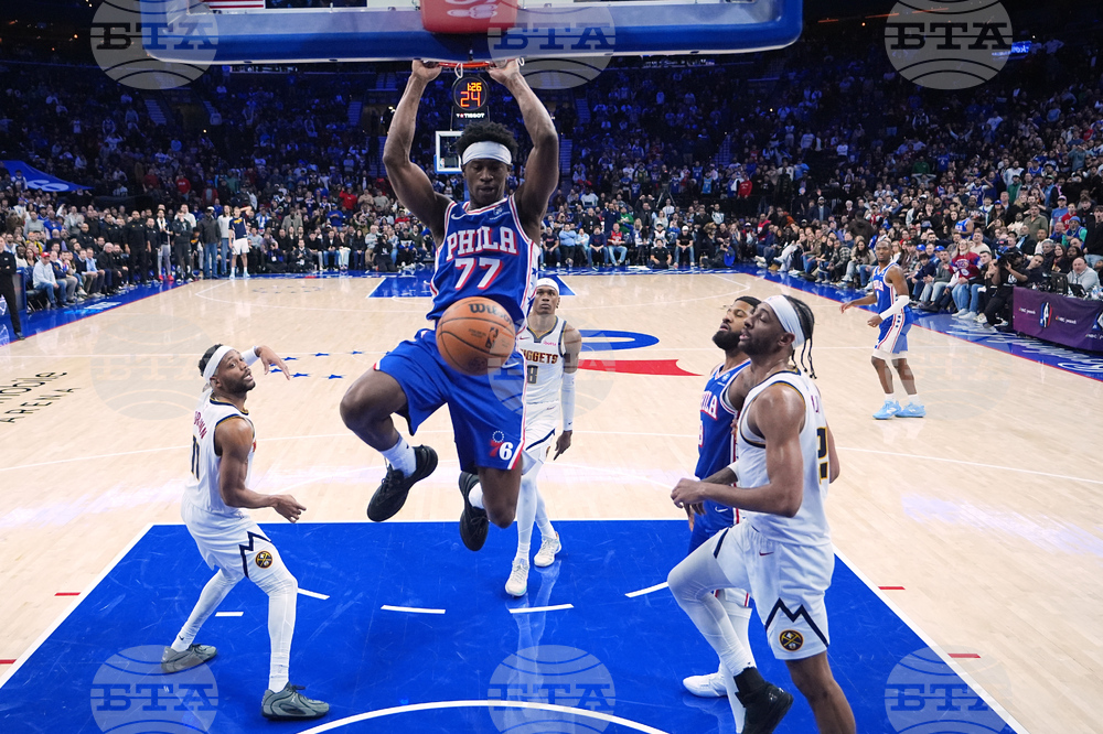 Nuggets 76ers Basketball