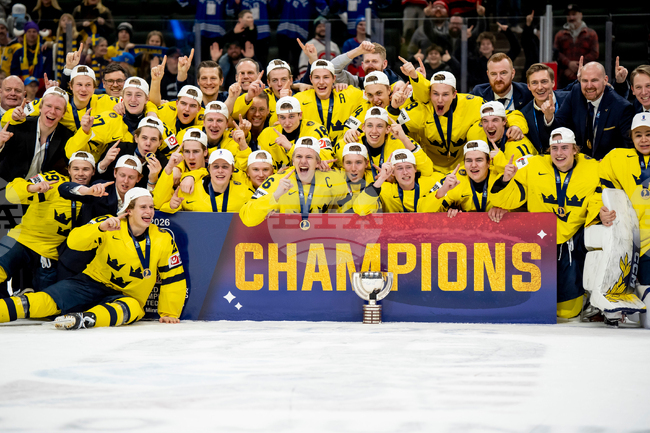 Швеция спечели за трети път титлата на Световно първенство по хокей на лед за младежи