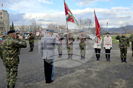 Кърджали - митрополит Николай - воински знамена - освещаване