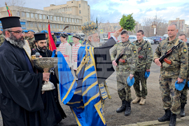 Кърджали - митрополит Николай - воински знамена - освещаване